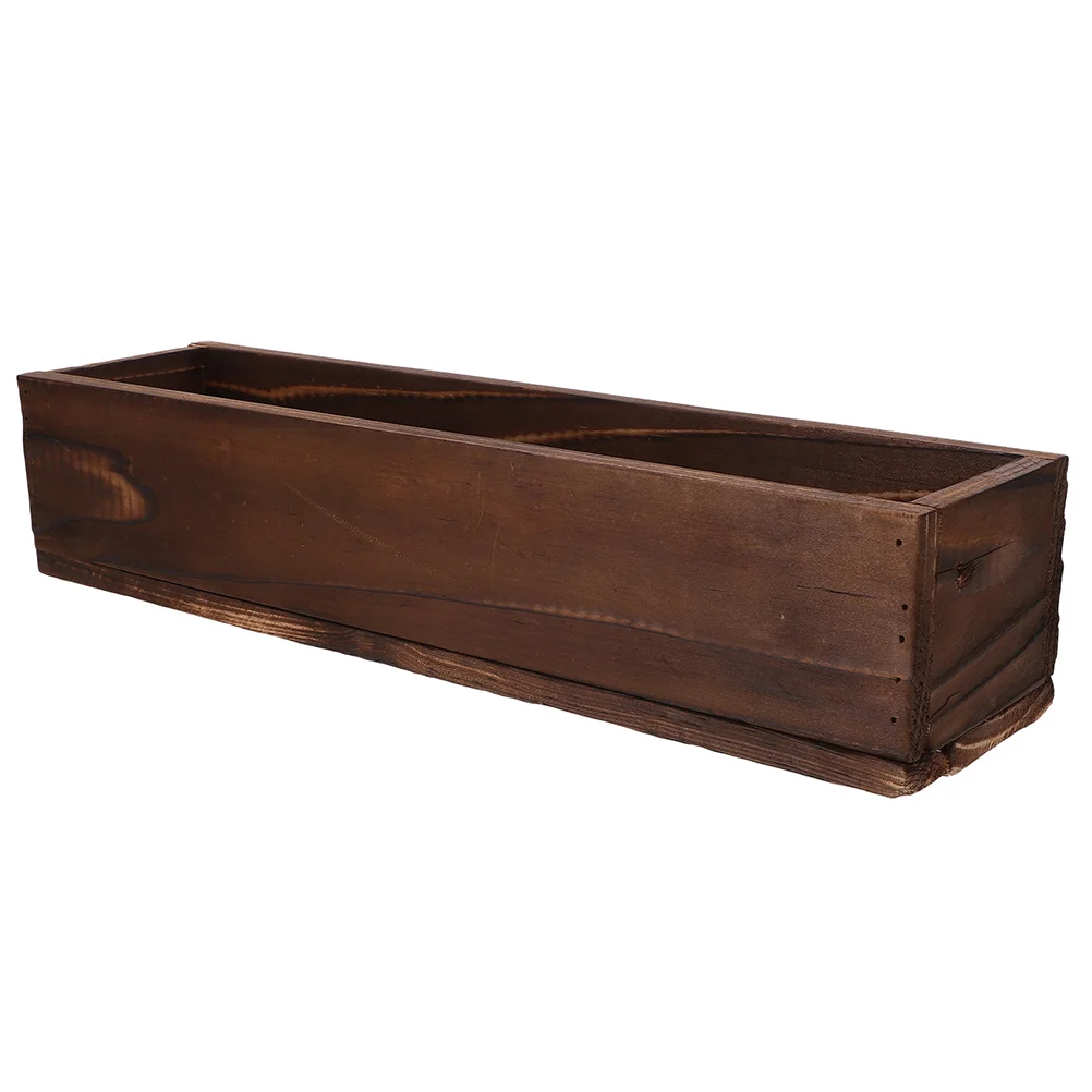 

Planter Box for Indoor Vegetable Planter Rectangular Wooden Planter Box for Outdoor Plants Window Planter for Flowers Wall Succu