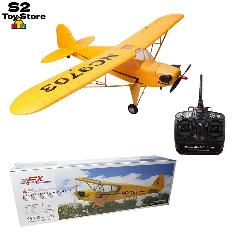 FX9703 5CH EPP RC Airplane Military Trainer with Brushless Motor Fixed Wing Aircraft for Intermediate Pilots Birthday Gift