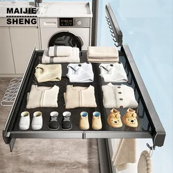 Foldable Clothes and Hat Rack with Hooks, Space-saving Solution for Bathroom and Balcony, Drying Rack with Hooks, Towel Rack