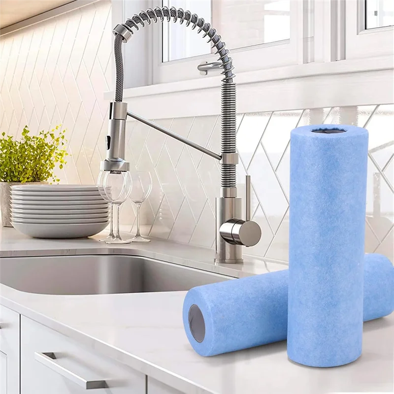 BBNV-주방 청소용 천 세탁 가능 및 재사용 가능 25 X 200 Cmlint-Free 고수분 및 먼지 흡수 Forkitchen 욕실