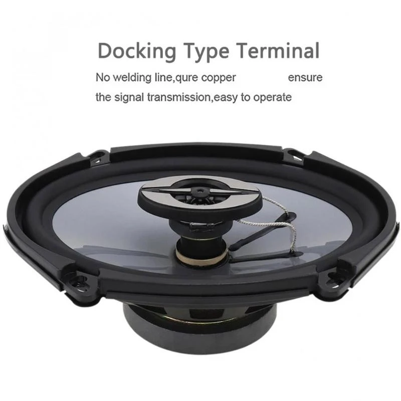 XA6H Enhanced Car Stereo Sound Experience 380W Coaxial Speakers, Wide Frequency
