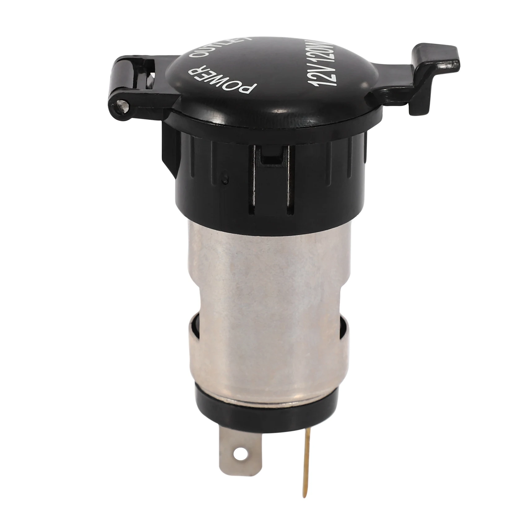 Universal 12V-24V 120W impermeable coche hembra encendedor de cigarrillos toma de corriente adaptador enchufe con tapa de cierre, cableado G