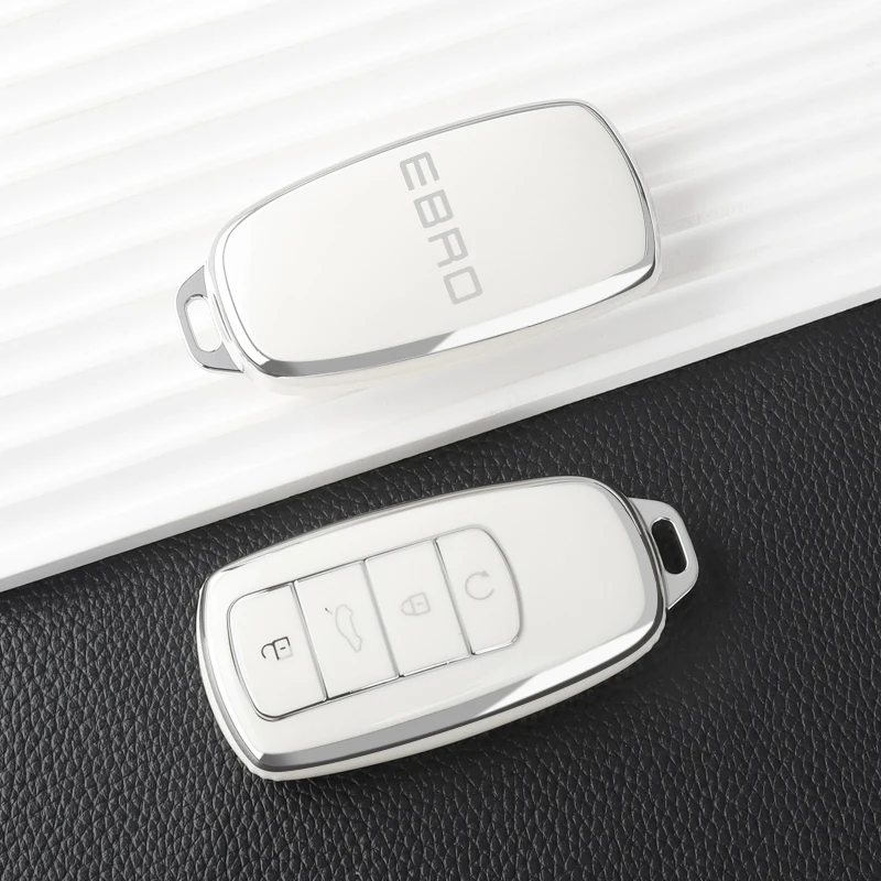 TPU Autoschlüssel-Hülle für Chery Ebro S800 S700 Jaecoo J7 J8 Omoda 5 C5 Fernbedienung Schlüsselgehäuse Schlüsselanhänger Auto-Schutz Zubehör – Detail 3