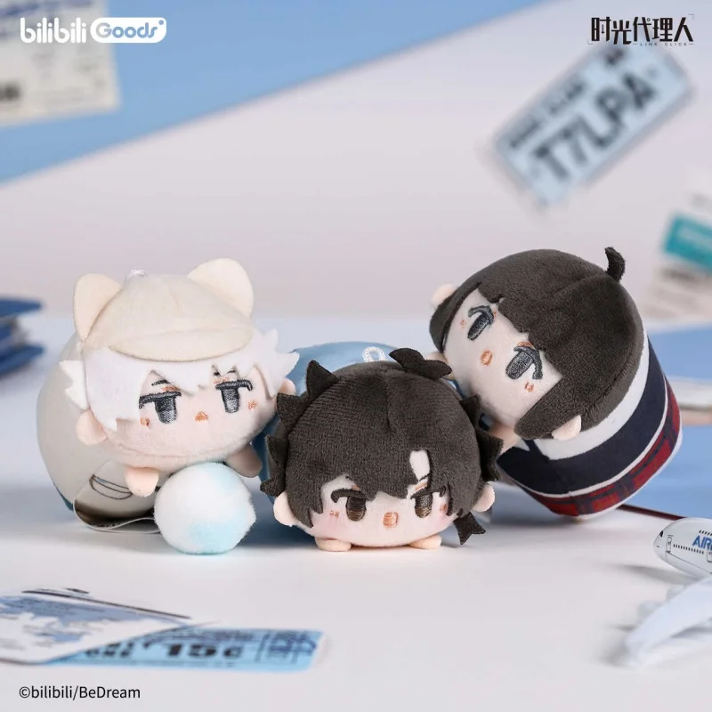 

8.5cm Link Click Bilibili Plush Toy Series Stuffed Doll Hanging Ornament Collectible Figurine Desktop Room Ornament Girl Gift