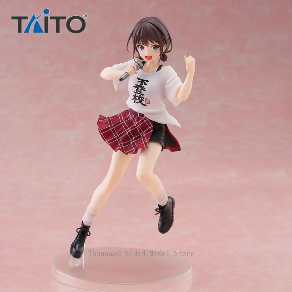 

Original TAiTO Coreful GIRLS BAND CRY ISERI NINA School refusal T Shirt ver. Action Figure 18CM Anime Collectible Model Gift