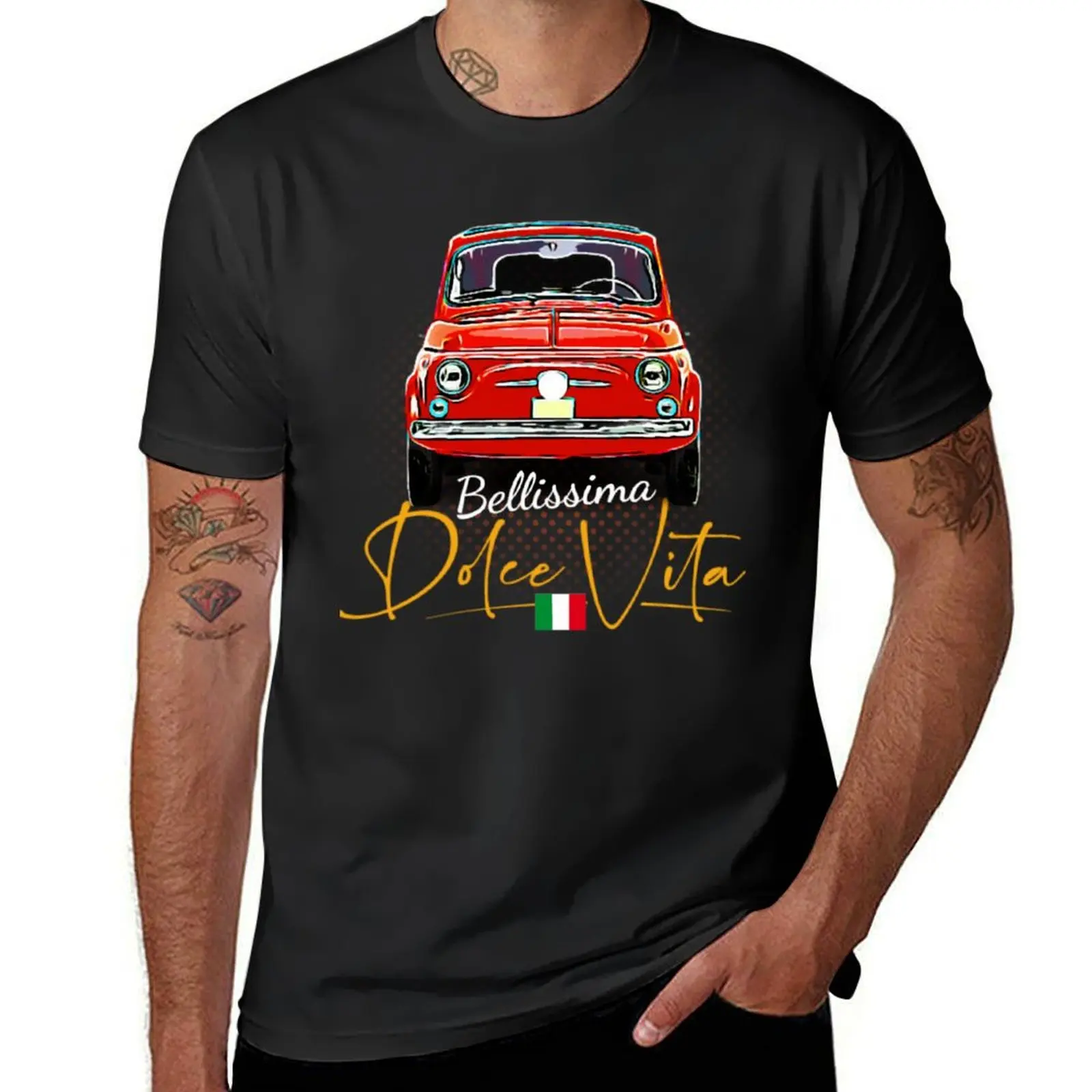 fiat 500 red T-Shirt customs design your own boys whites mens champion t shirts