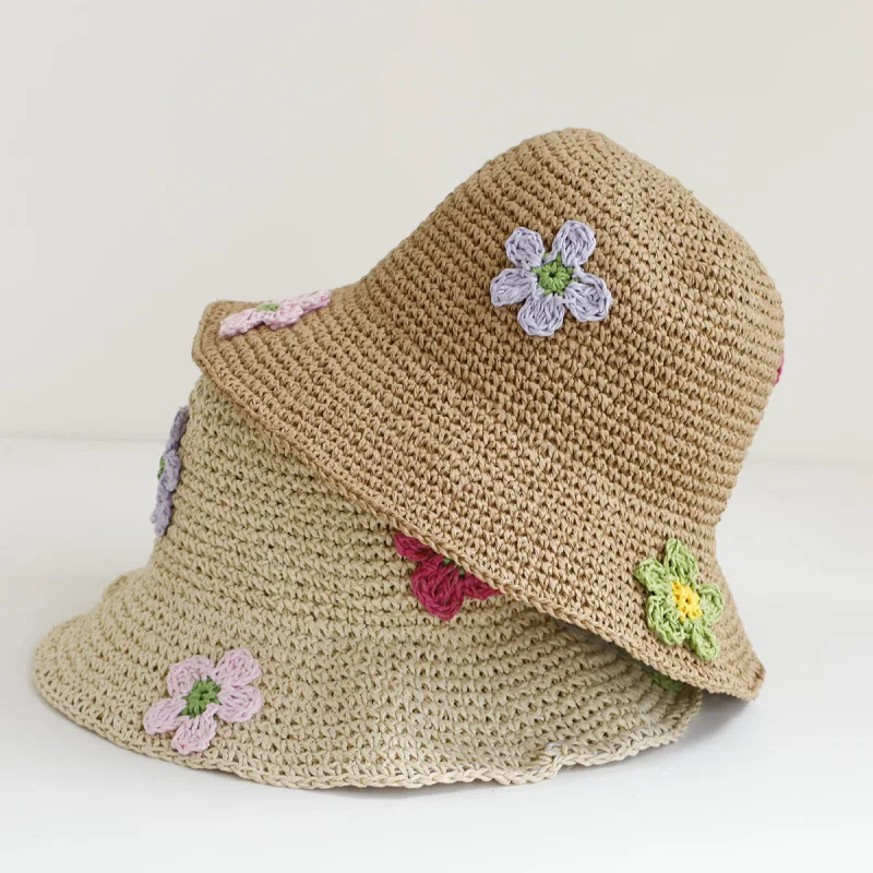 lindo-chapeu-de-palha-dobravel-com-protecao-solar-bone-de-pescador-com-pequenas-flores-chapeu-de-praia-respiravel-com-protecao-uv