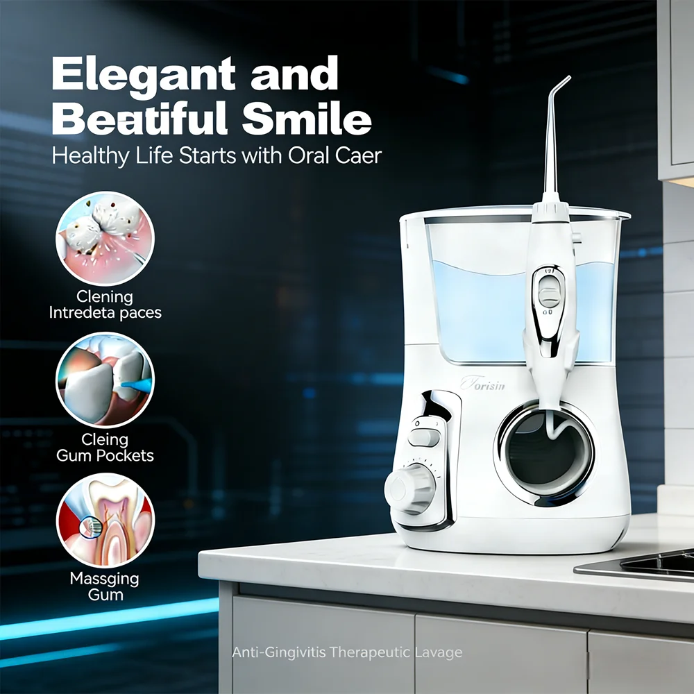 

Электрический ирригатор для полости рта 800 мл, система для чистки зубов, 10 режимов, 5 насадок, настольный, для домашнего использования и спа-процедур