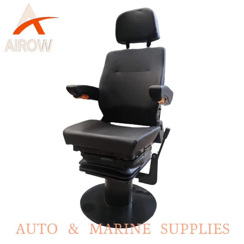 Airow Auto 360 Rotate Base Railway Locomotive Seat Backhoe Loader Seat Construction Seats
