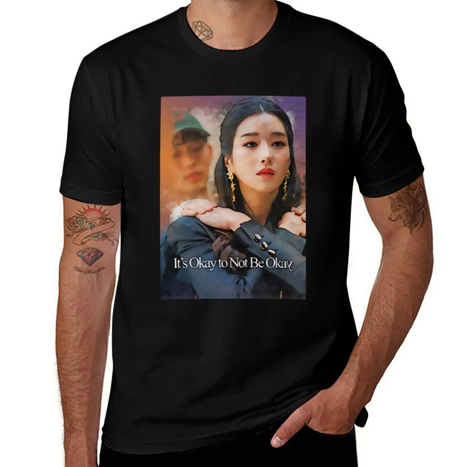 

Its Okay To Not Be Okay T-Shirt cotton graphic tees funny shirt cotton plus sizes mens white t shirts