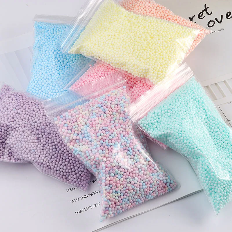 Multi Color Foam Balls Mini Beads Polystyrene Styrofoam Filler Bubble Ball DIY Wedding Craft Christma Party Decoration 2-4/4-6mm