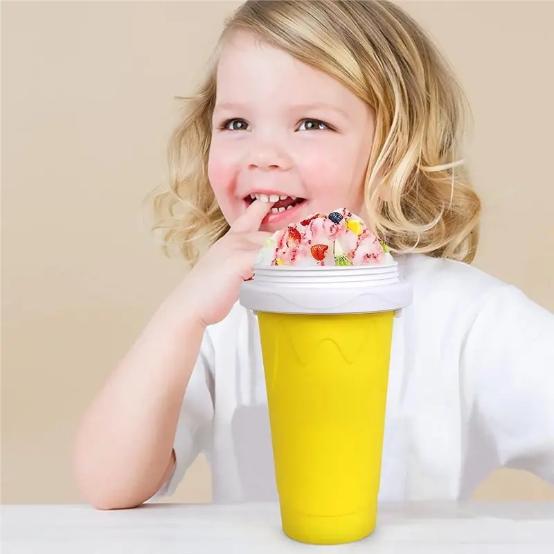 ALIM-Large Capacity Quick-Frozen Slushy Maker Cup For Homemade Smoothies,Frozen Juice,Ice Cream Kitchen ,Freezer Mug - view 3