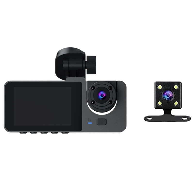 

1080P Car Dash Camera Front And Rear Inside,2.0 Inch IPS Screen,Night Vision,G-Sensor,Loop Recording,24H Parking Record Durable