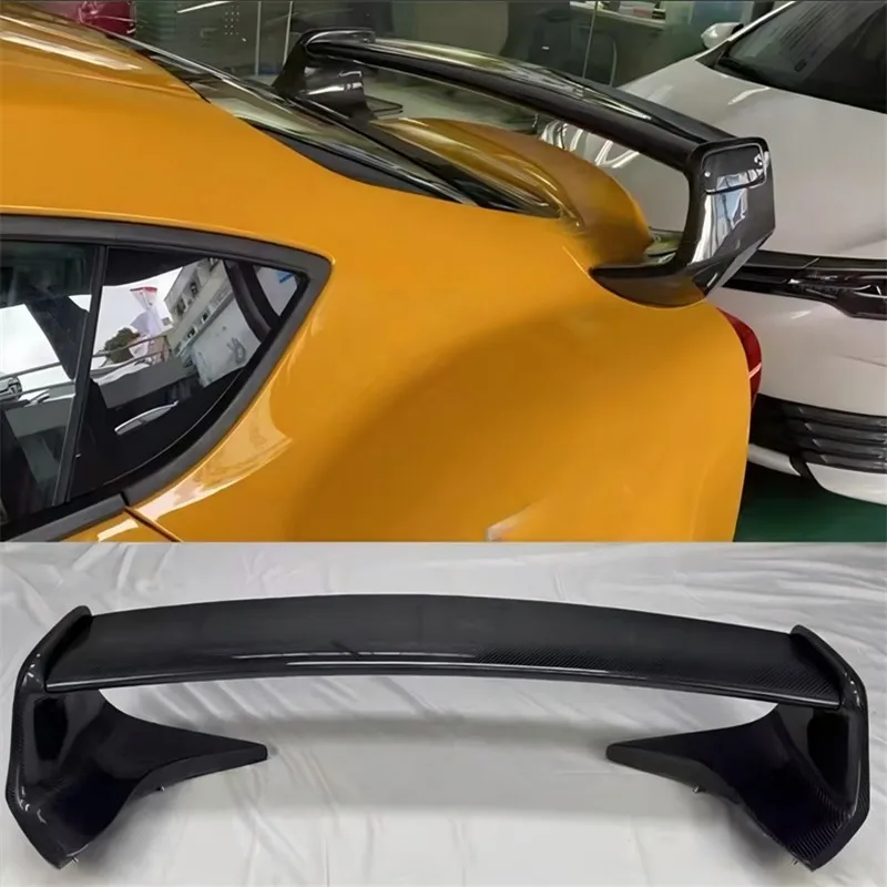 

For Toyota Supra A90 A91 2018-2024 Real Carbon Fiber Tail Wing Wing Rear Trunk Lip Car Accessories Refit Decoration Spoiler Kit