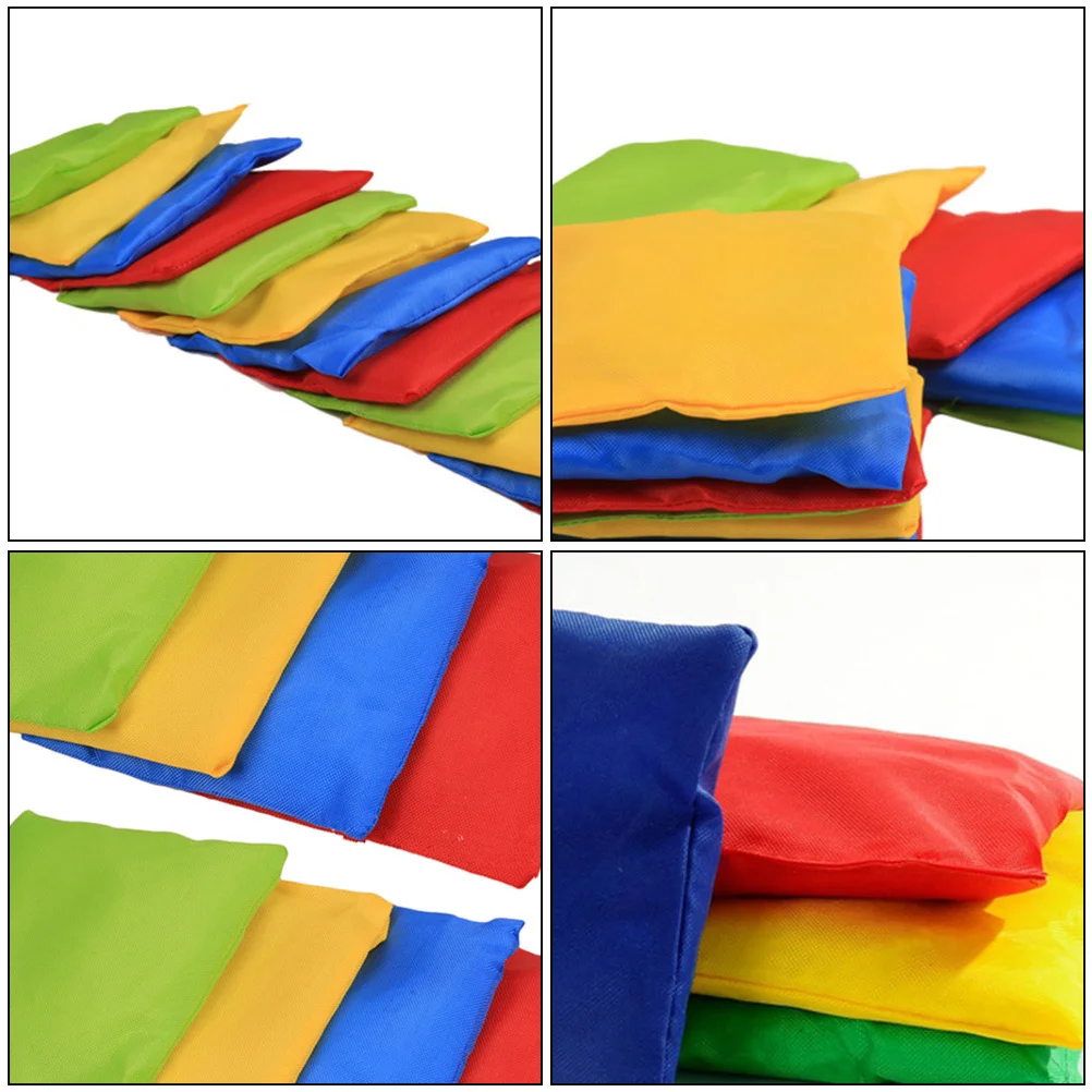 12 قطعة من أكياس الرمل المحمولة للأطفال لعبة الرمي السريع مادة قماش ممتازة مع حشوة داخلية غير سامة متعددة اللاعبين في الهواء الطلق والداخلية #3