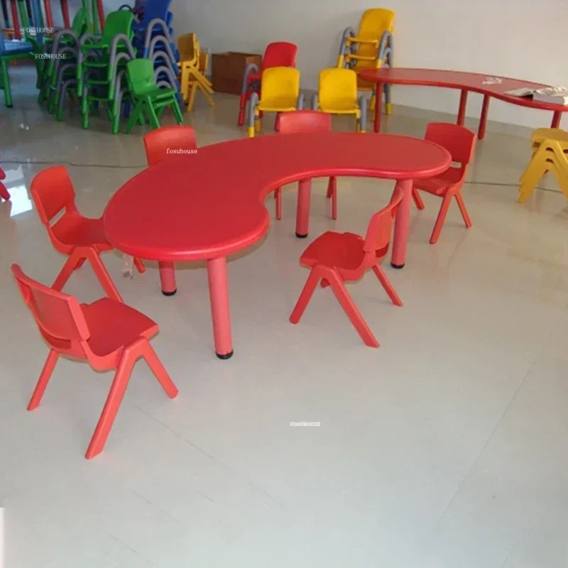 طاولات بلاستيكية للأطفال، طاولات كتابة للتعليم المبكر، طاولة رفع للأطفال، مكتب ألعاب رياض الأطفال، أثاث للأطفال