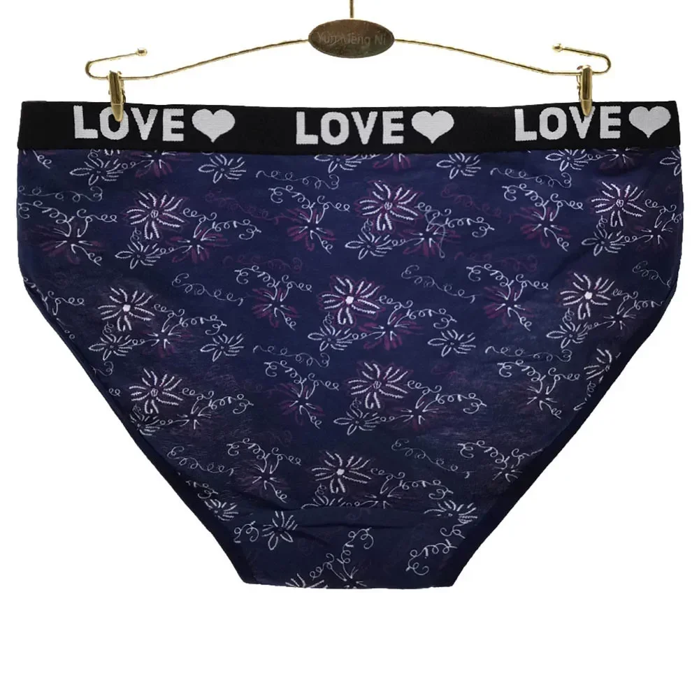 Dámské kalhotky Bavlněné spodní prádlo Slipy Plus Size Dámské kalhotky Dámské spodní prádlo Vysoký pas Spodní prádlo Široké pásky 6 kusů/sada - náhled 3