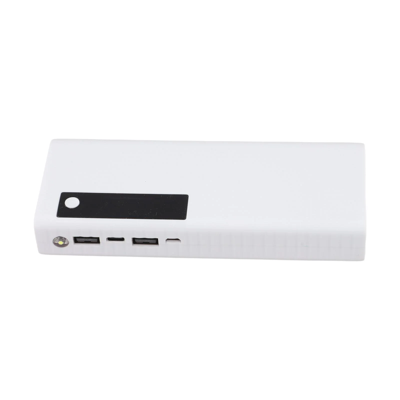 USB Charging Enclosure for 5 pcs 21700 Flat Top Batteries 5V 2.1A Output with Visual Power Indication and Safety Features
