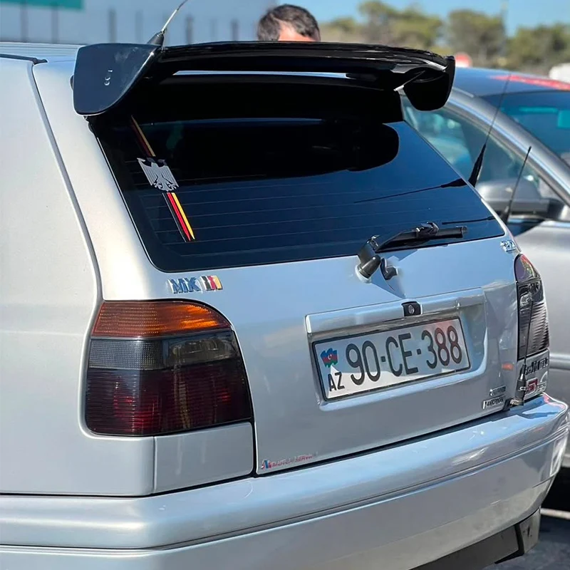 ABS-Kunststoff, für VW Golf MK3 MK4/1991-2000 Jahr Dachspoiler Flügel Auto Kofferraum Hinten Schwanz Lippe Zubehör Body Kit