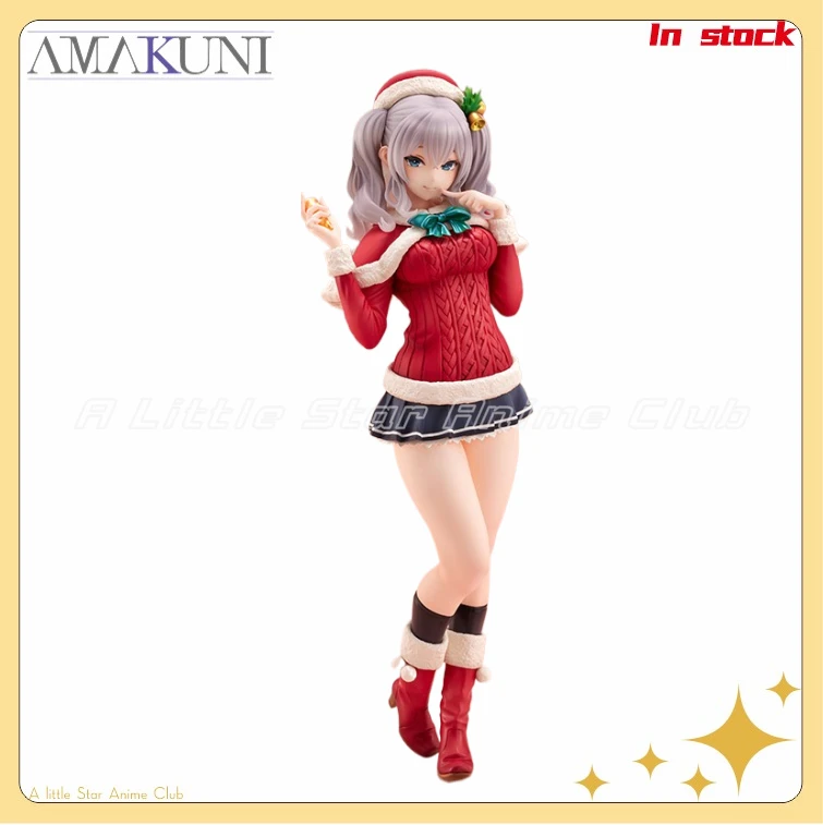 

In Stock Original AMAKUNI Kantai Collection Kan Colle Kashima Christmas Outfit 1/7 Animation Figures Model Collection Toys Gift
