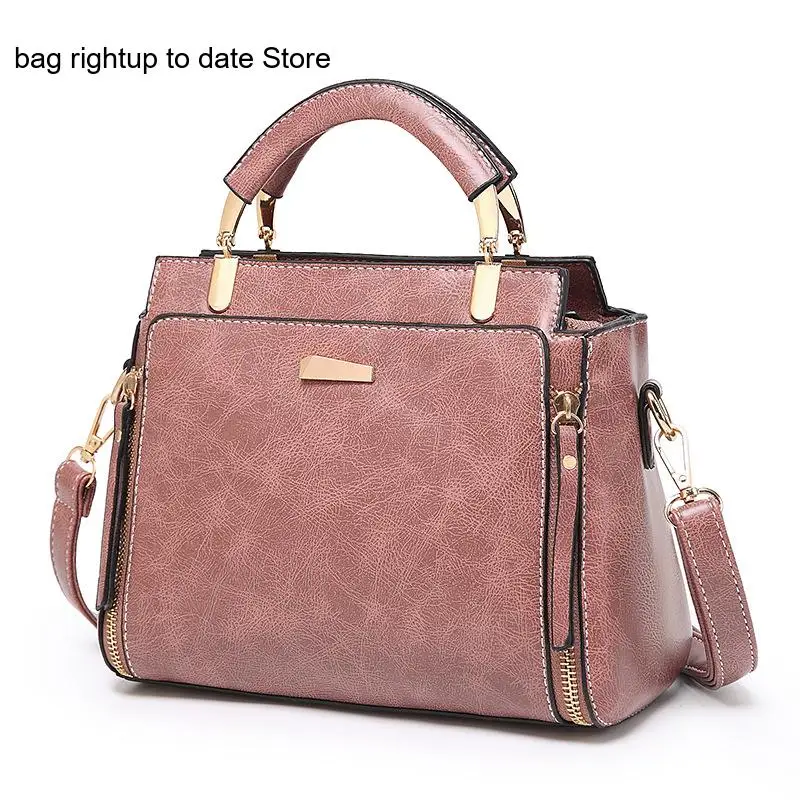 Simple Summer Pure Color Small Square Bag Hand-Held Temperament Single Shoulder Crossbody Handbag for Women