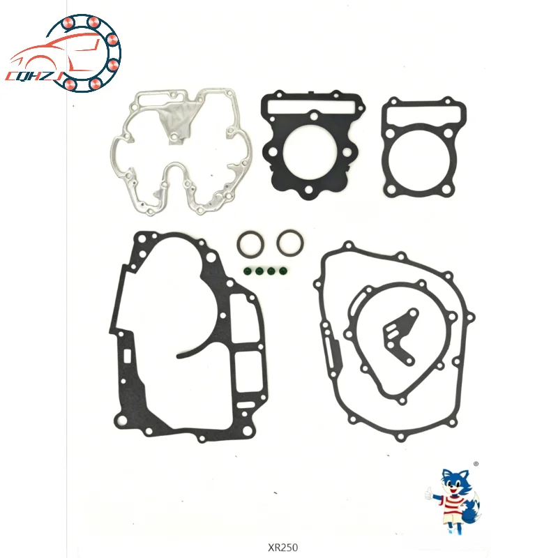 CQHZJ Motorcycle Engine Completed Full Gasket Set For Honda XR250 XR250R XR250L XL250R XLR250R XR XLR 250 Motocross Accessories