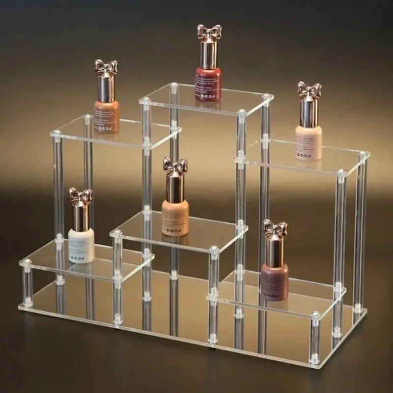Einfache Acryl Wohnzimmer Lagerung Inhaber Transparent Kommode Schlafzimmer Lagerung Inhaber Multifunktions Kosmetik Hause Dekoration