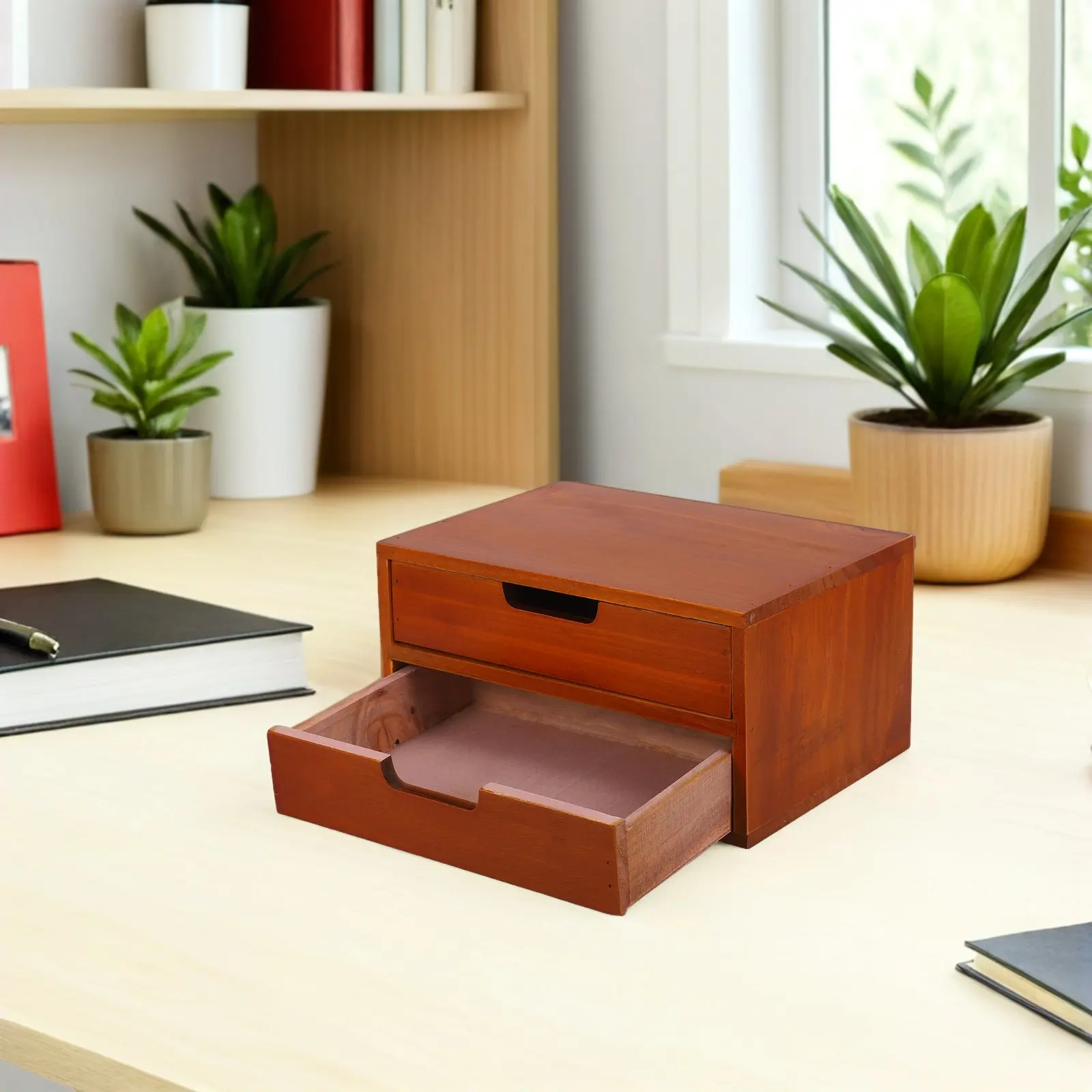 two-drawer-wood-desktop-storage-cabinet-vintage-style-countertop-organizer-for-office-supplies-crafting-materials-and-small