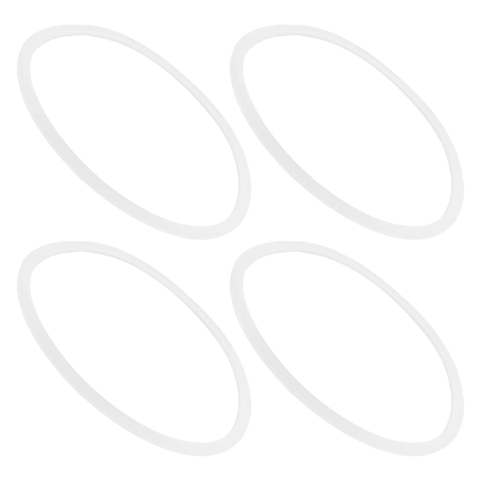 

4Pcs Silicone Ring Lunch Box Seal Leakproof High Temperature Gasket Replacement Lunch Case Airtight Food Storage Seal Gasket