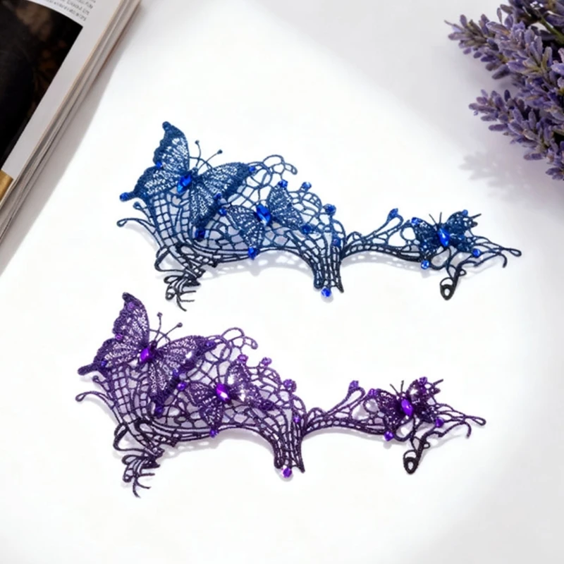 E15F Mặt nạ mắt thanh lịch Thạch trang trí cho các sự kiện theo chủ đề Vai trò trong các bữa tiệc trang phục