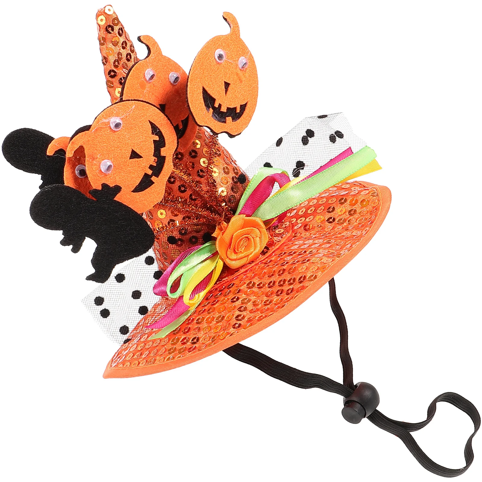 

Halloween Headdress Pet Cosplay Hat Dog Pumpkin Costume Cloth Party Decoration Kitten