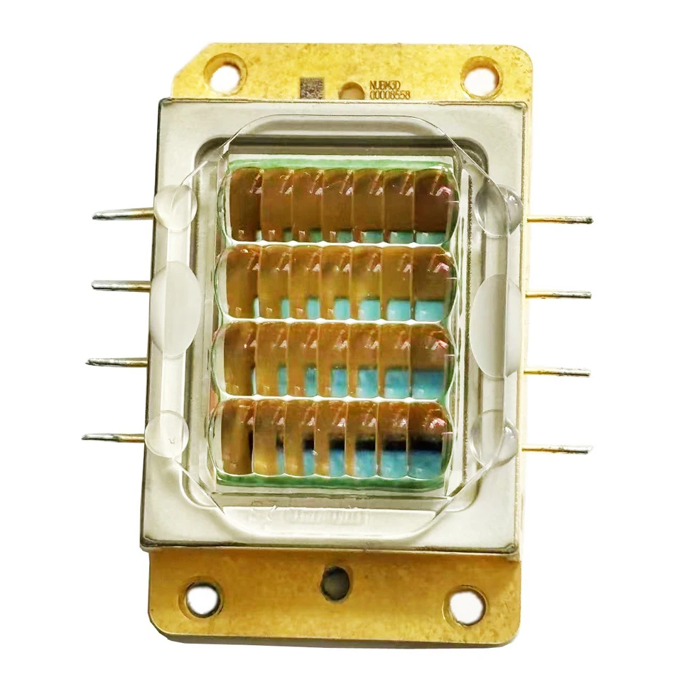 455nm 156W NUBM3D Blue Laser Diode with 28pcs LD Chip Arrays Woodwork Engraving Projector Light Source (Used)