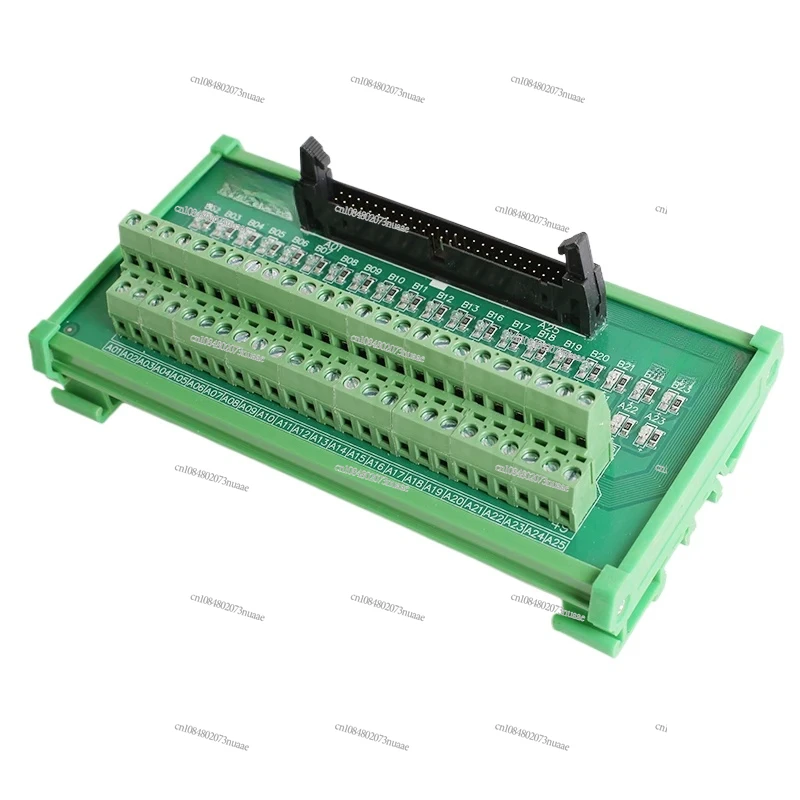 

Customized 50 Core Niujiao Seat Splitter Module FX-50BL PLC Splitter Terminal Block with LED Indicator Light