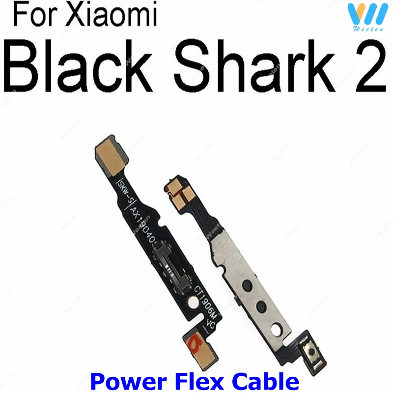 Power Volume Buttons For Xiaomi Black Shark 1 2 3 4 4s Pro 3s ON OFF Power Side Button Volume Switch Key Flex Cable Ribbon Parts