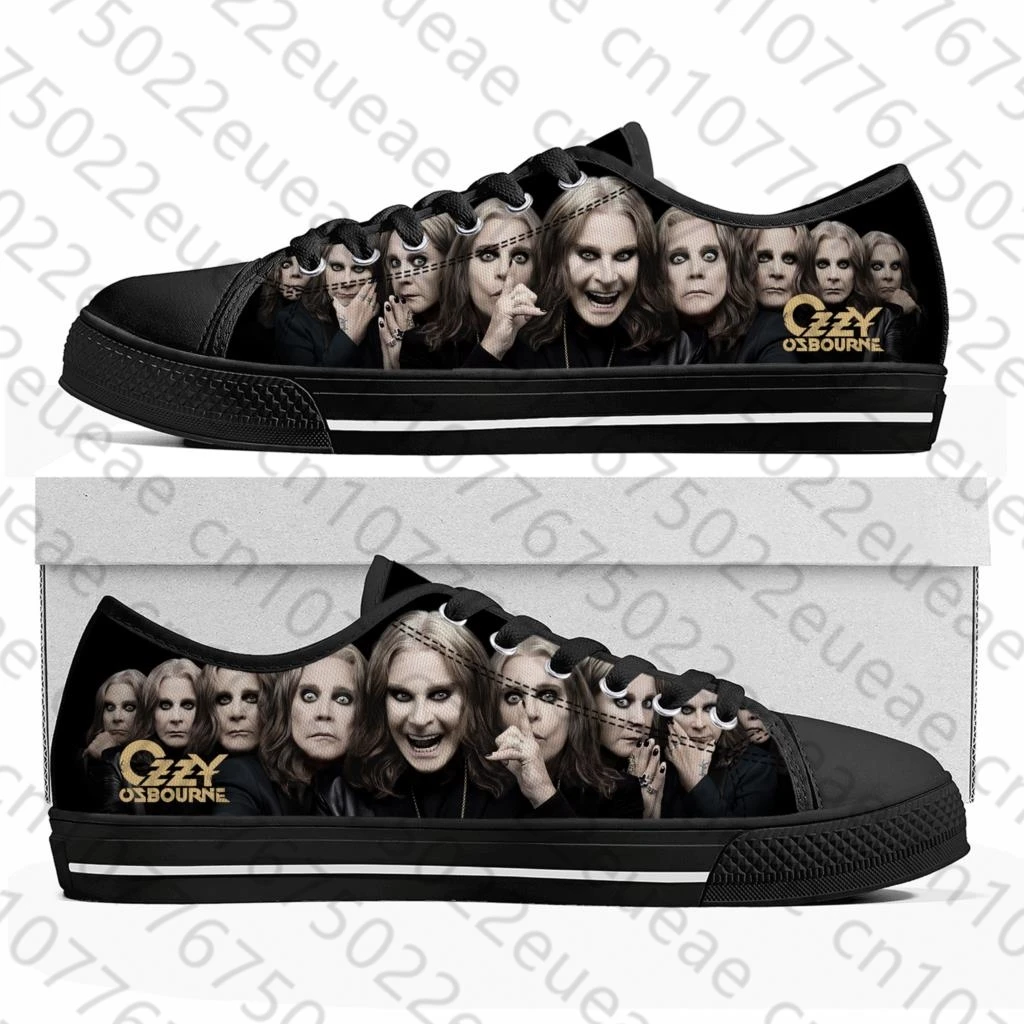 Ozzy Rock Singer Osbourne Low Top High Quality Sneakers Mens Womens Teenager Canvas Sneaker Casual Couple Shoes Custom Shoes