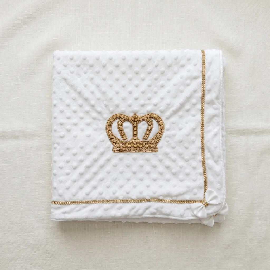 minimal-cream-hand-embroidered-crown-baby-blanket-premium-soft-newborn-shower-gift-cover
