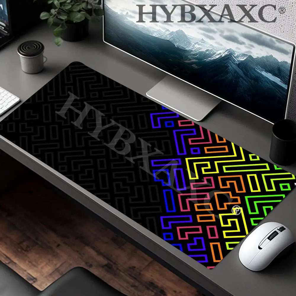 

HYBXAXC Large Size Mouse Mat Non-Slip Desk Mat Simple line Rubber Abstraction Art Game Mousepad Office Computer Accessories Diy