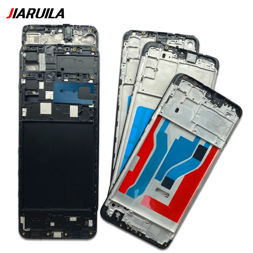 Front Frame For Samsung A01 A10 A10S A20S A21 A30 A30S A31 A40 A50 A50S A70 LCD Front Housing Frame Bezel Replacement