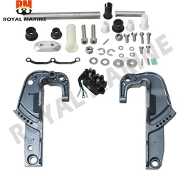 Clamp Bracket set 65W-43111-00-4D 65w-43112-00-4D for yamaha outboad 2T 40HP 4T F25