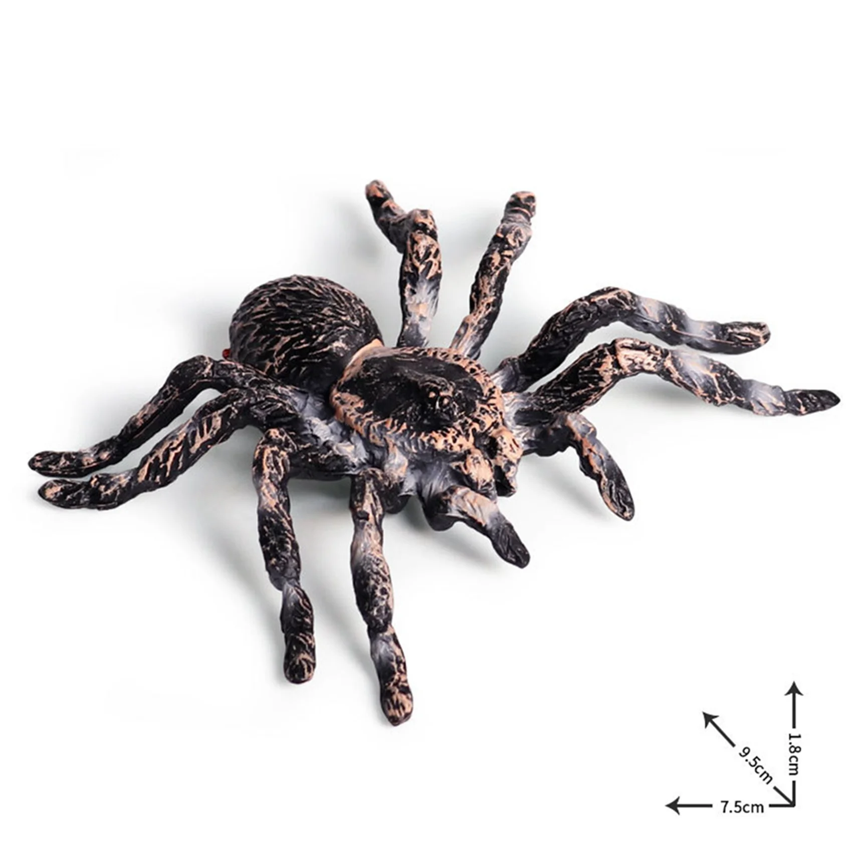 

ABUM-20Pcs 9.5Cm Large Fake Realistic Spider Insect Model Fun Halloween Scary Prop