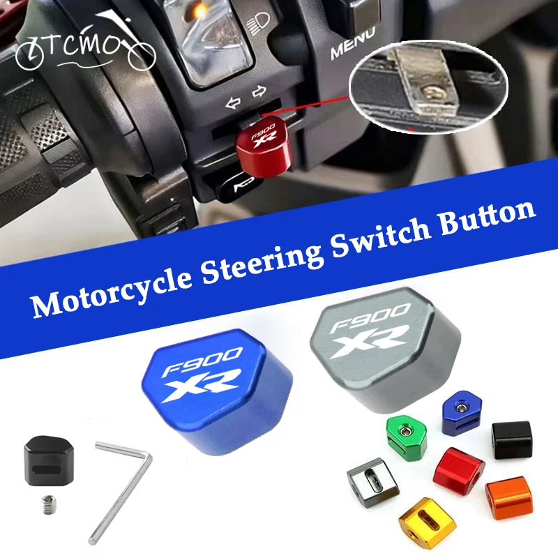 

For BMW F900XR F900 XR F 900 XR 2022 2020 2021 CNC Aluminum Motorcycle Switch Button Turn Signal Switch Key Cap