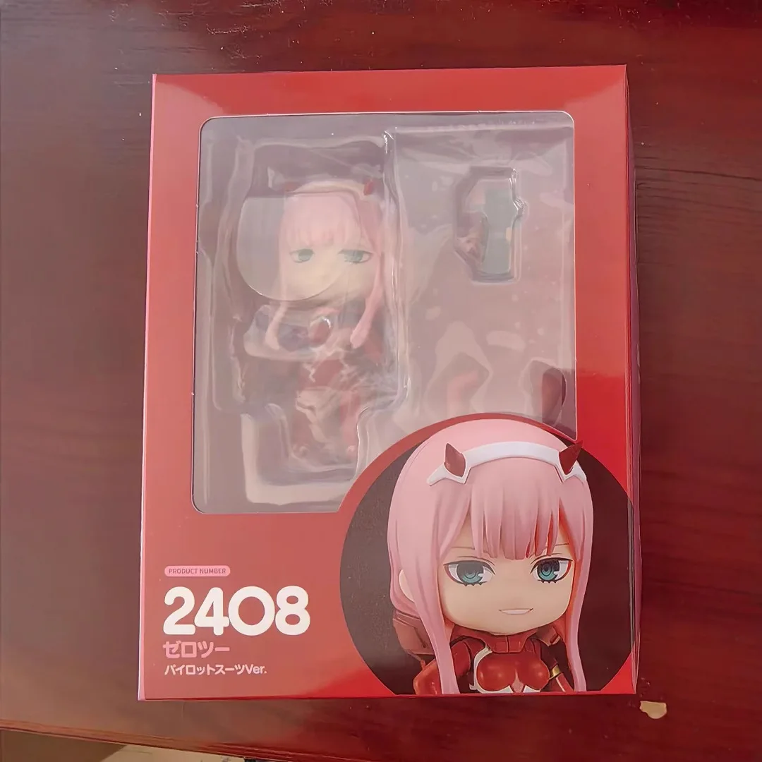 Darling in the Franxx Country Team Q-Version Nendoroid #2408 Zero Two Interchangeable Faces Articulated Figure Model Statue