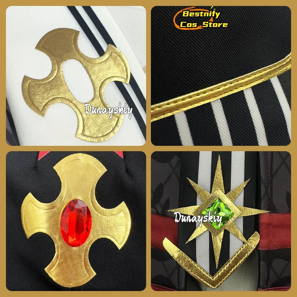 CosplaySuou Tsukasa Cosplay Game Ensemble Stars Fallen Angels Costume Medieval Vintage Knight Set Suou Tsukasa Role-play Wig Pro