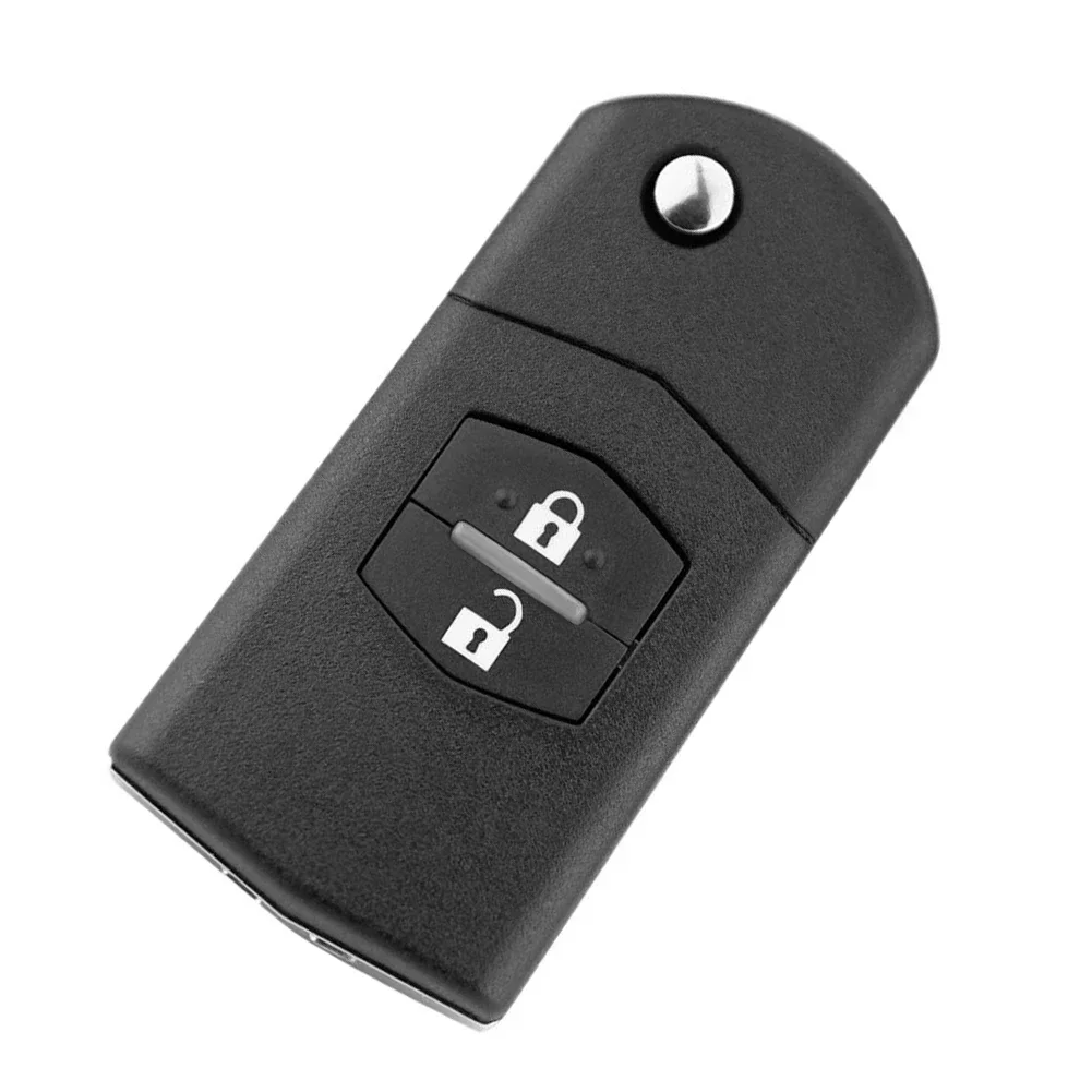 Replacement Key Shell Compatible With For Mazda 2 3 5 6 RX7 RX8 BT50 CX7 CX9 BT50 Stylish And Direct Replacement