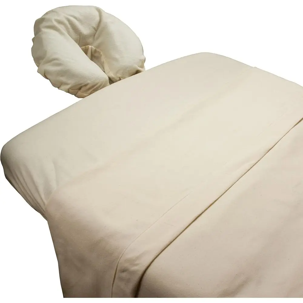 

10 Pack Organic Cotton Massage Table Sheets - Soft, Warm, and Eco-Friendly