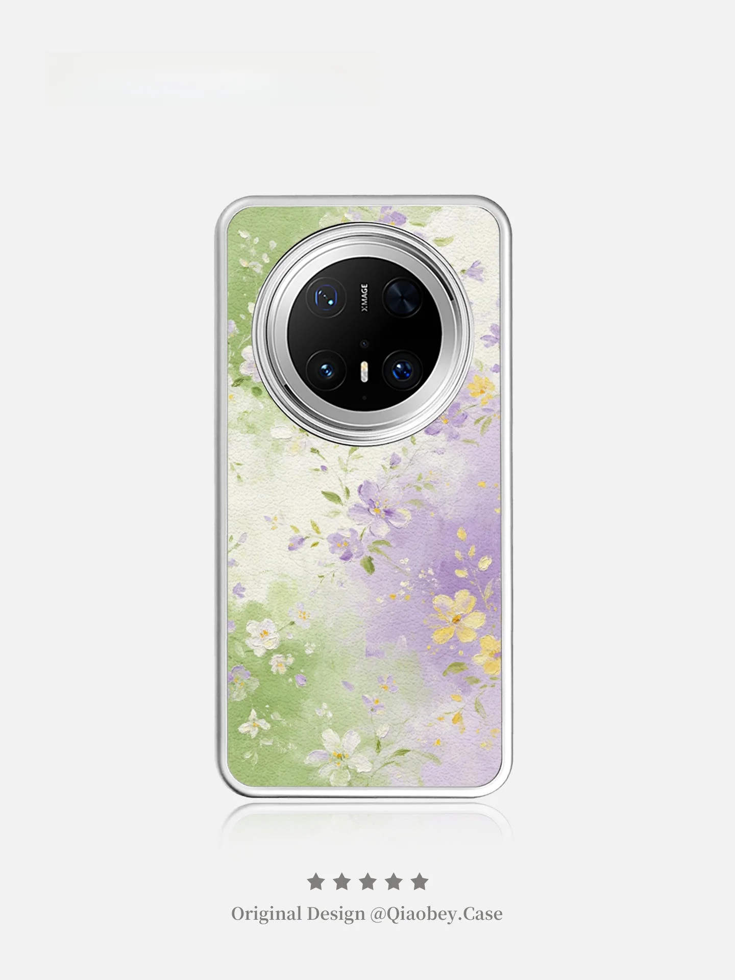 

Jiabeiyao Purple Mist Flower Shadow Phone Case New Mate80Pro Max High-End Feel Mate70Pro Small Sheepskin M60 Cartoon P...