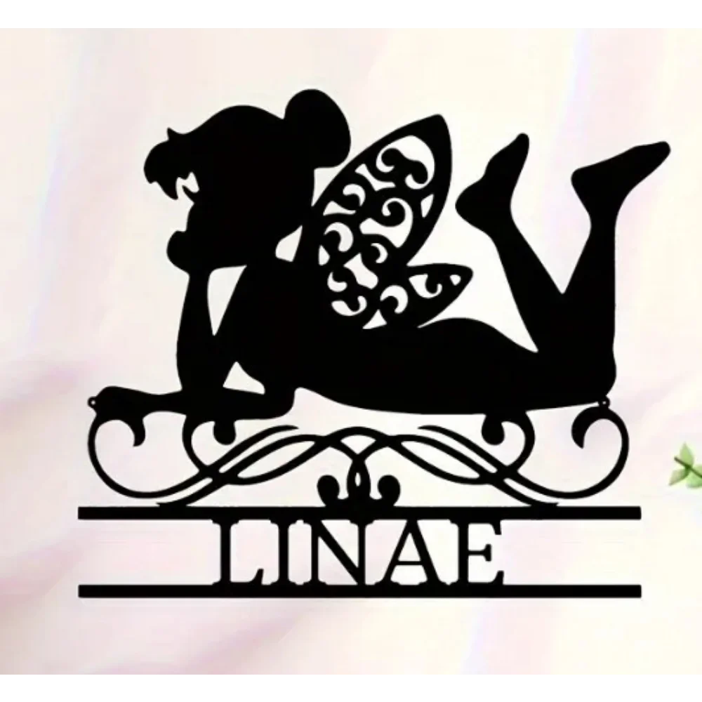 

Эксклюзивный металлический знак в стиле фэнтези для девочек. Персонализированное имя, водонепроницаемость. Идеально подходит для детских спален. Прочный дизайн.