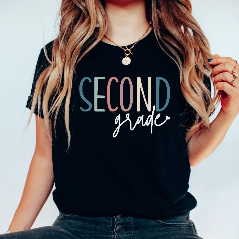 Second Grade Team Teacher T Shirt 2Nd Cute Group 1St Day Of School