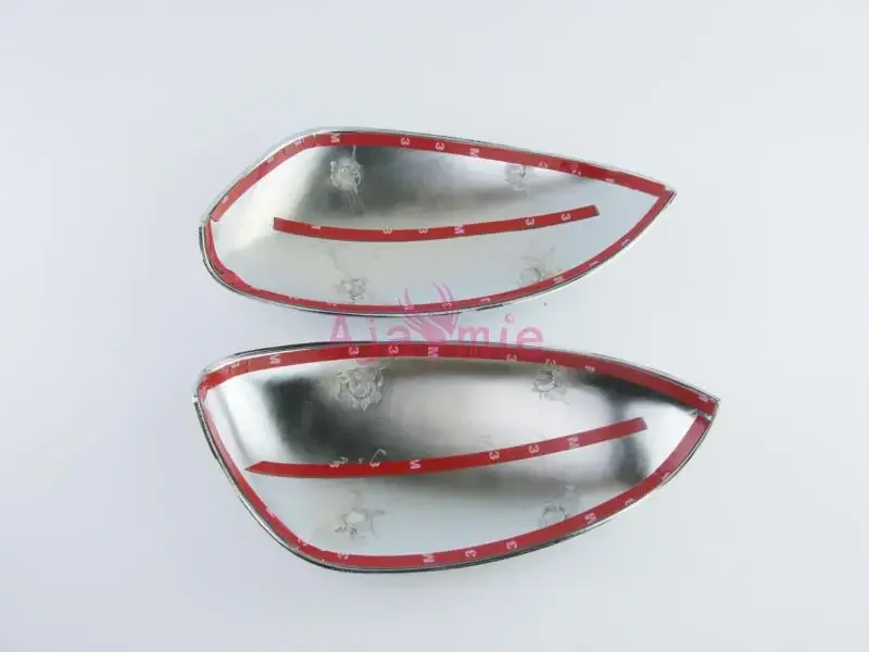 For Nissan Juke 2011 2012 2013 Exterior Side Door Mirror Cover Sticker Trim Frame ABS 2pcs Panel Chrome Car Styling Accessories view 4