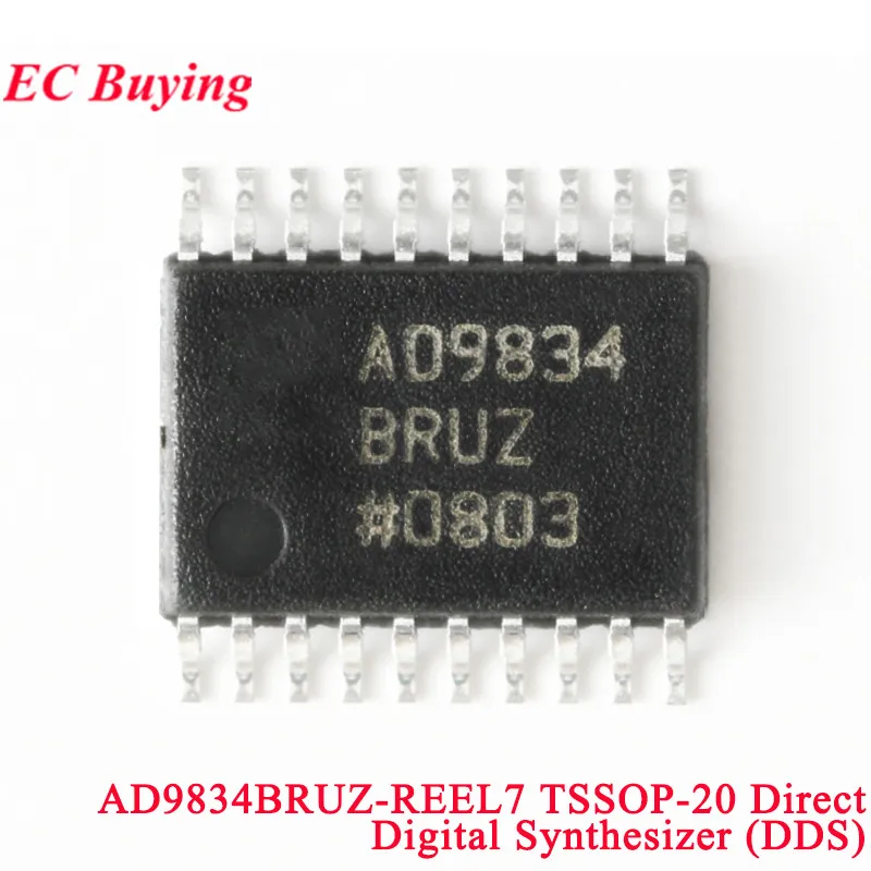 AD9834 DDS Signal Generator Digital Synthesis Generation Module BRUZ Sine Wave Square Triangle Wave Signal Source AD9834BRUZ